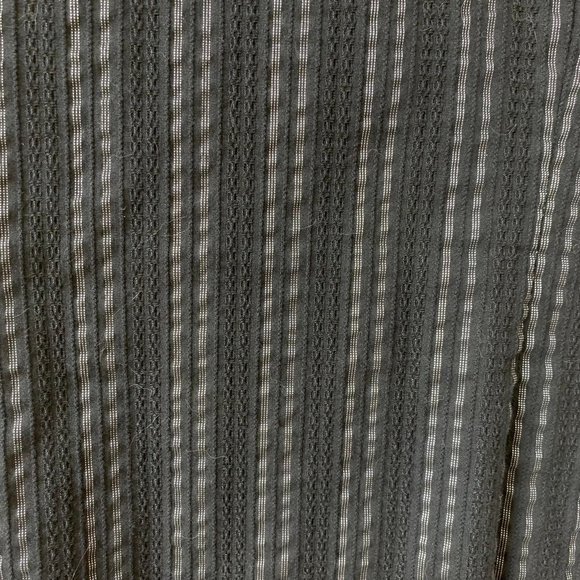 🌷3 for$25🌷Guess Jeans, US 9 (Fits Small), Black & Silver Stripe Shirt Dress - Picture 6 of 9